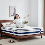 Double Mattress, Hybrid Mattress for Back Pain, Medium Firm | 7-Zone Pocket Springs, orthopaedic mattress, motion isolation