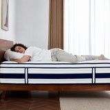 Double Mattress, Hybrid Mattress for Back Pain, Medium Firm | 7-Zone Pocket Springs, orthopaedic mattress, motion isolation