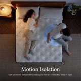 Double Mattress, Hybrid Mattress for Back Pain, Medium Firm | 7-Zone Pocket Springs, orthopaedic mattress, motion isolation